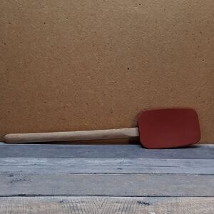 Guy Fieri Red Rubber Spatula with Wooden Handle